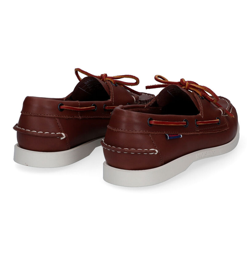 Sebabo Dockside Chaussures bateau en Brun pour hommes (303605) - pour semelles orthopédiques