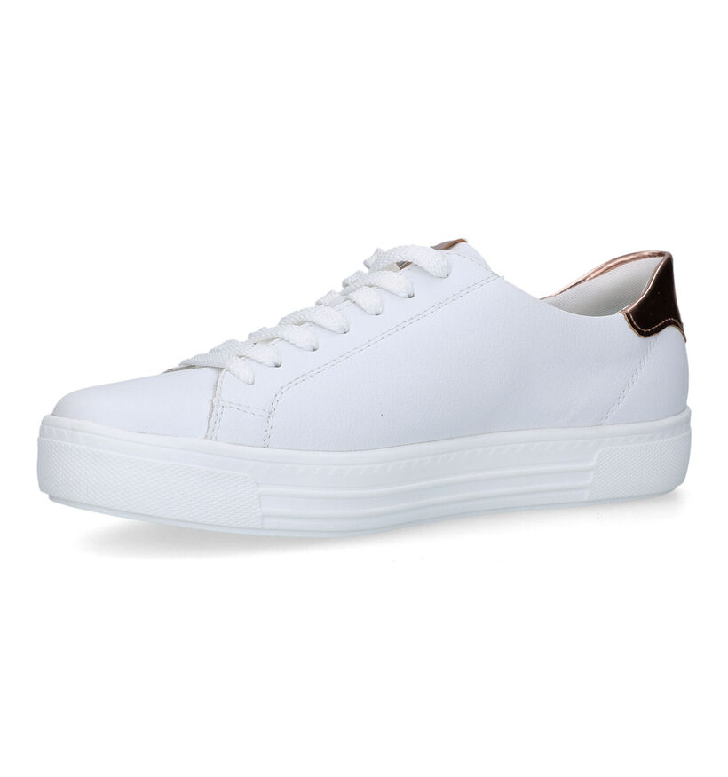Remonte Witte Sneakers voor dames (320251) - geschikt voor steunzolen