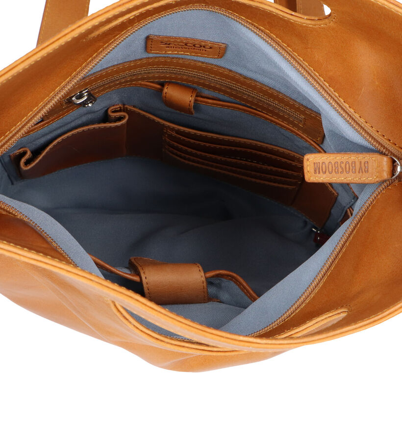 Saccoo Satipo Gele Crossbody Tas in leer (310439)