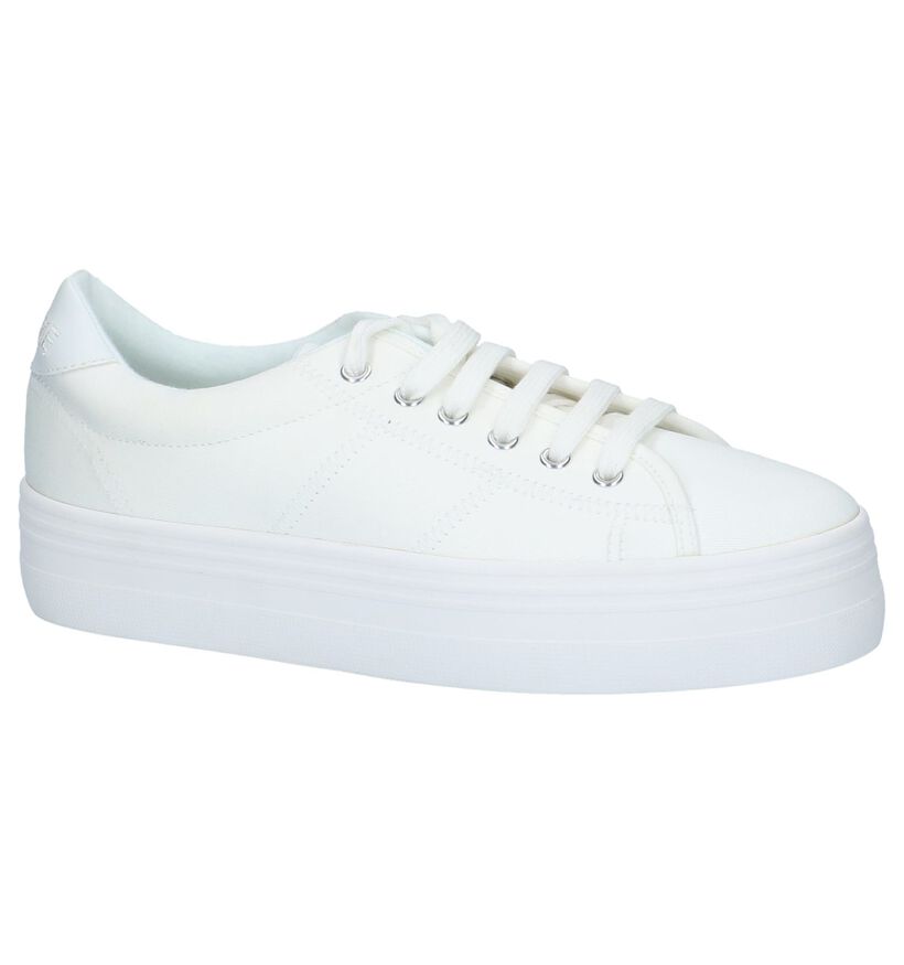 Zwarte Sneakers No Name Plato in stof (243156)