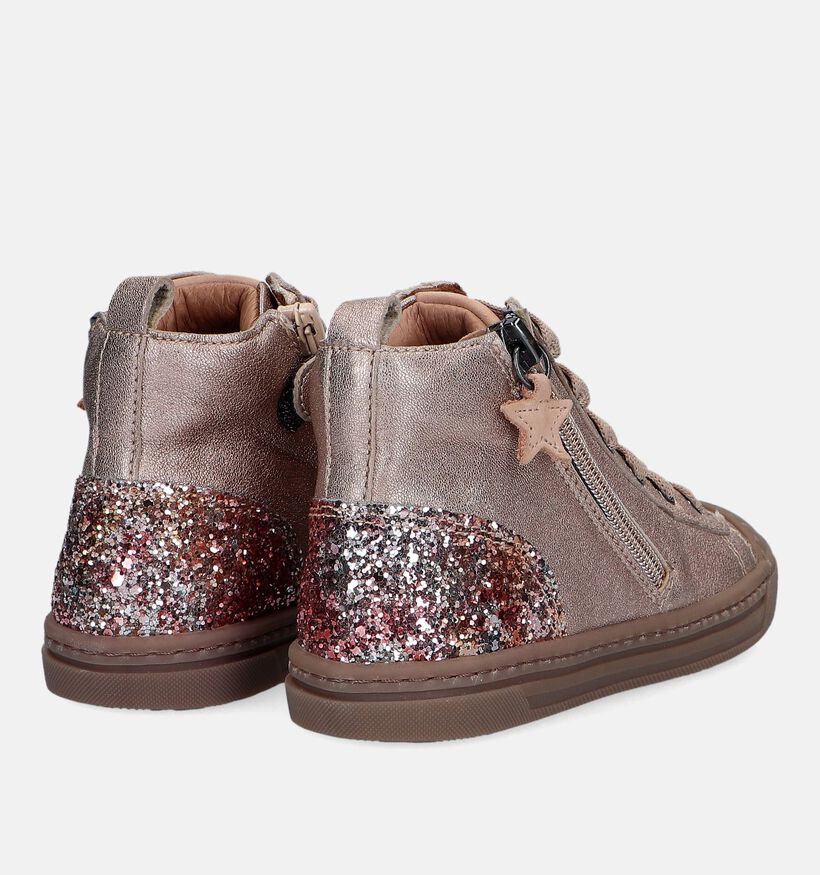 FR by Romagnoli Rose gold Hoge schoenen voor meisjes (330301) - geschikt voor steunzolen