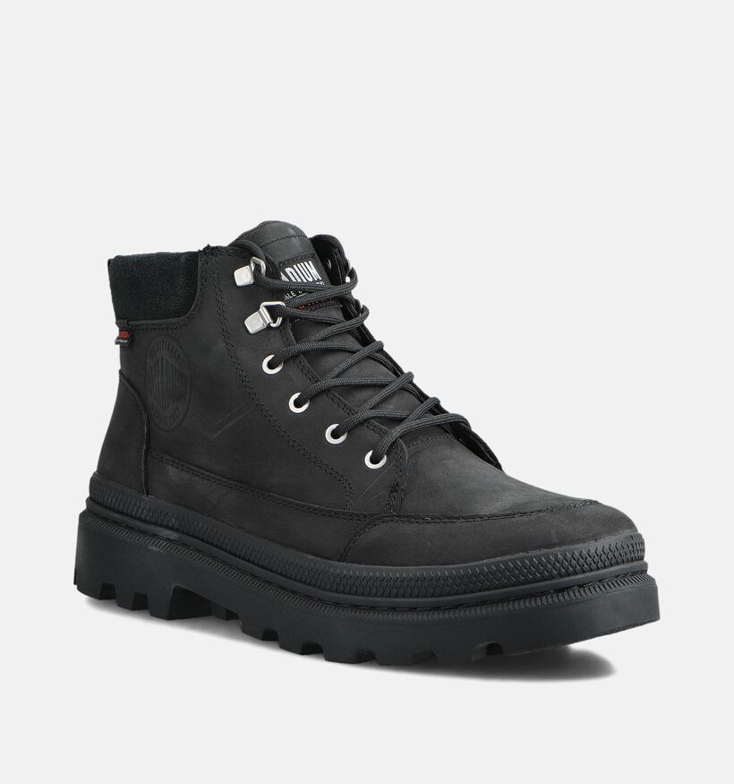 Palladium Pallatroopercuff Boots à lacets en Noir pour hommes (362105) - pour semelles orthopédiques