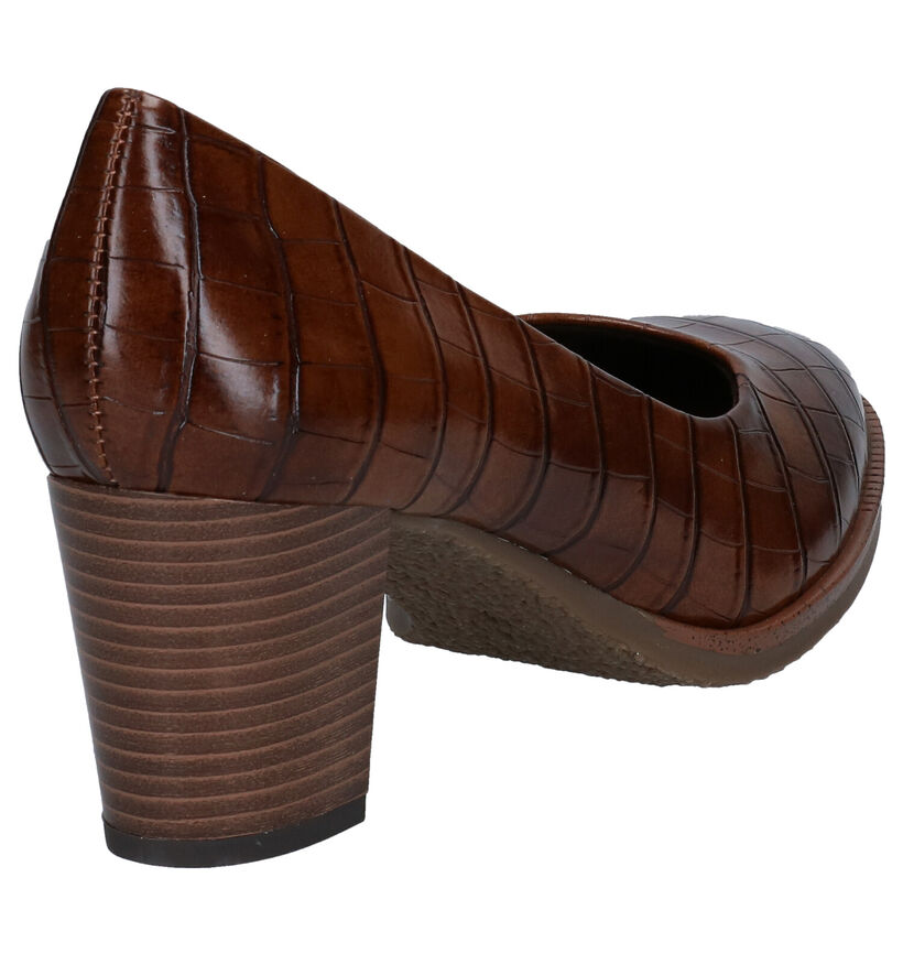 Marco Tozzi Escarpins classiques en Cognac en simili cuir (277607)