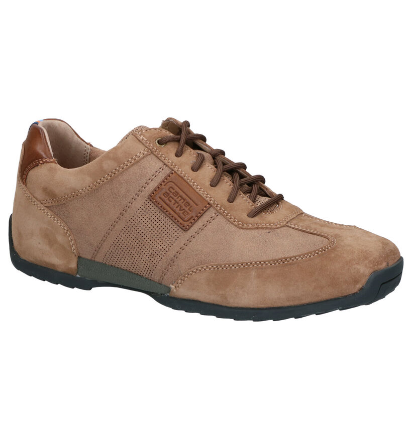 Camel Active Space Cognac Veterschoenen in nubuck (271302)