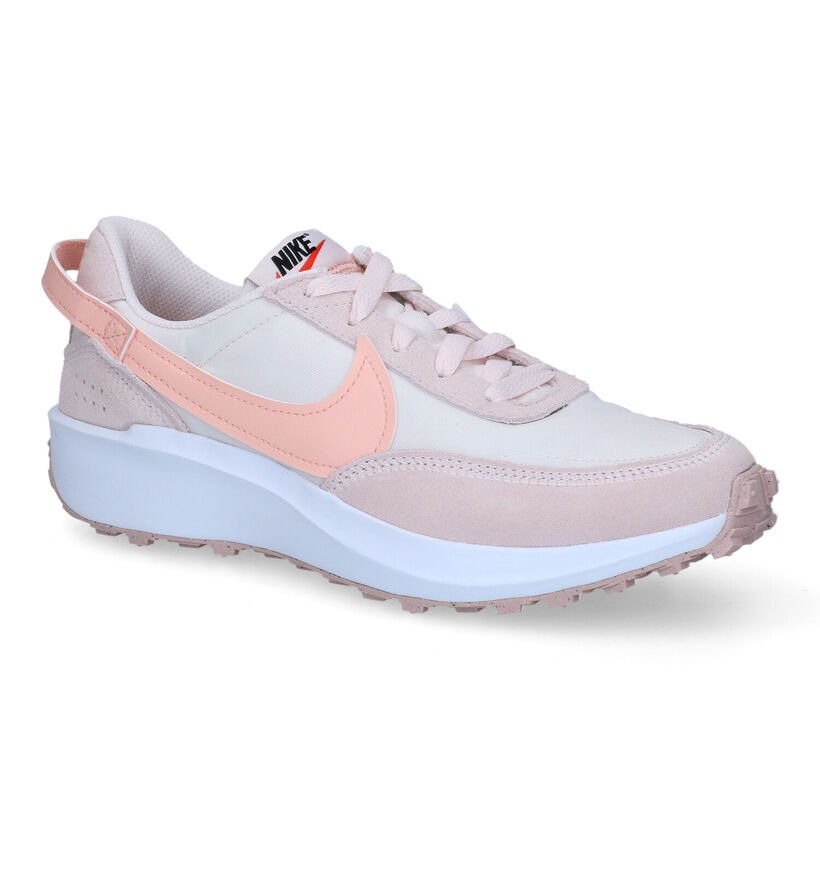 Nike Waffle Debut Baskets en Rose pour femmes (316847)