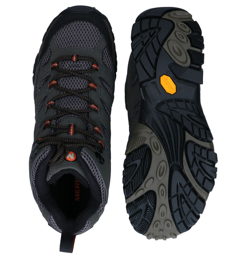 Merrell Moab 2 Mid GTX Bottines en Gris en simili cuir (294220)