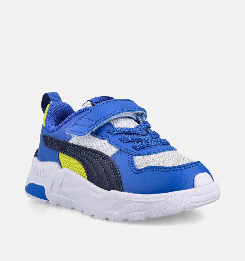 Puma Trinity 2 LT Blauwe Sneakers voor jongens, meisjes (366659) - geschikt voor steunzolen