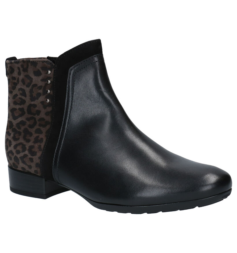 Gabor Comfort Zwarte Boots in leer (260131)