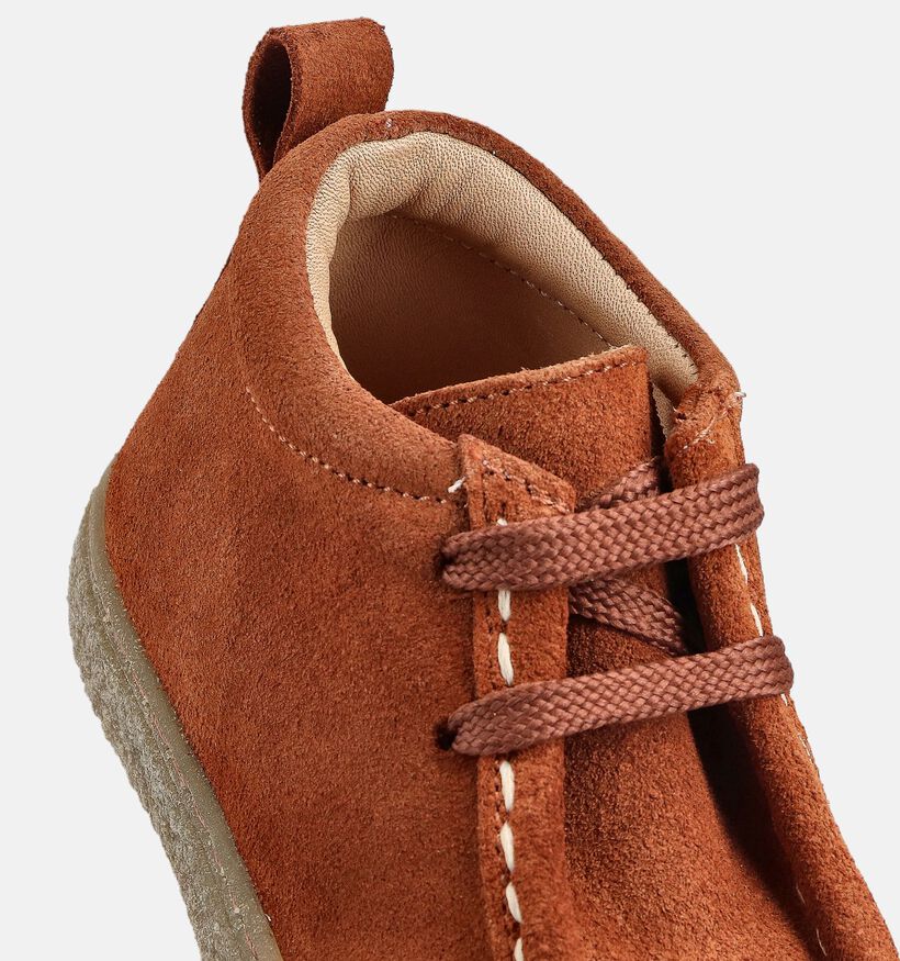 Milo & Mila Cognac Veterboots Milo & Mila Cognac Veterboots voor meisjes, jongens (363288) - geschikt voor steunzolen