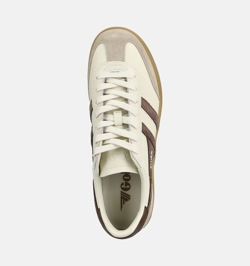 Gola Viper Leather Ecru Sneakers voor heren (376426) - geschikt voor steunzolen