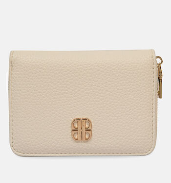 Porte-monnaie beige