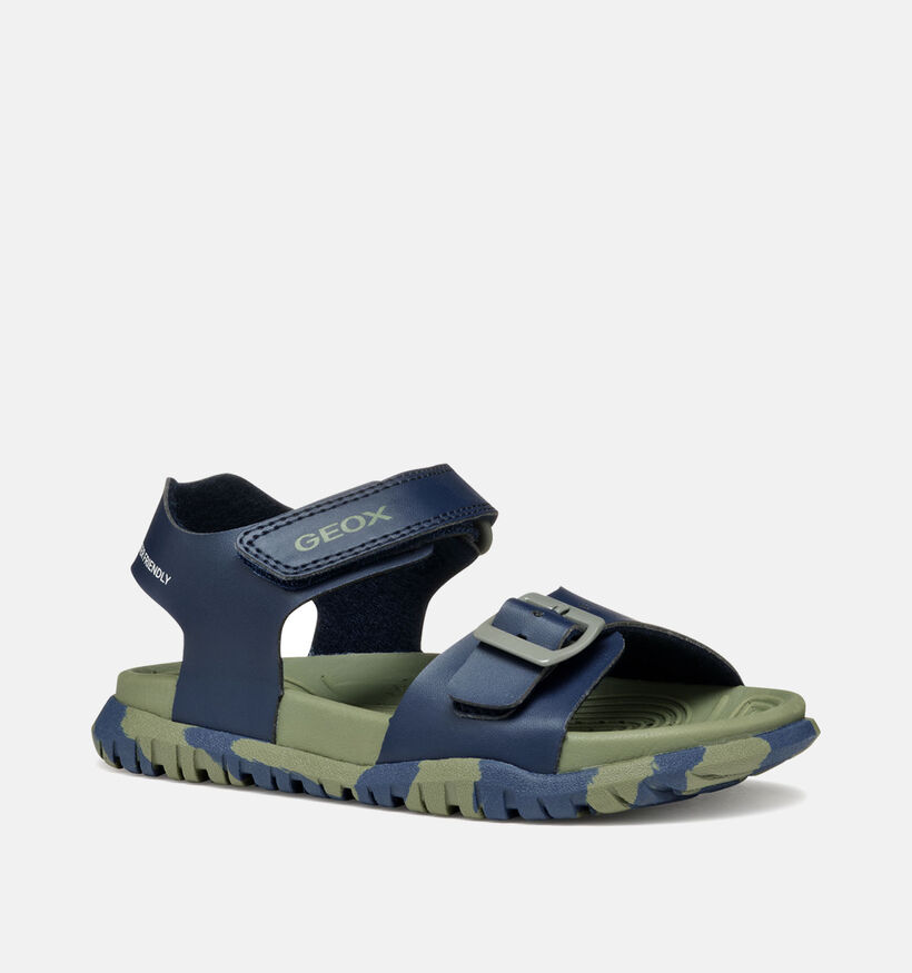 Geox Fusbetto Sandales en Bleu pour garçons (356388)