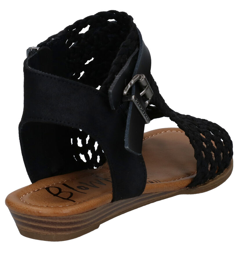 Blowfish Malibu Vegan Ballad Zwarte Sandalen in kunstleer (288918)