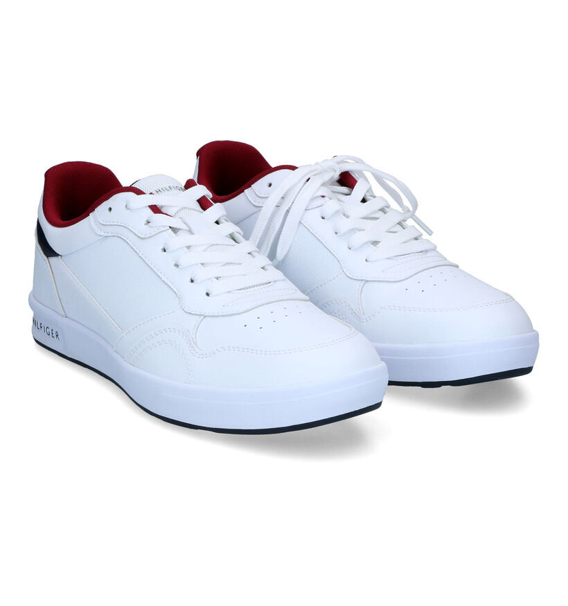 Tommy Hilfiger Modern Cup Baskets en Blanc pour hommes (318247) - pour semelles orthopédiques
