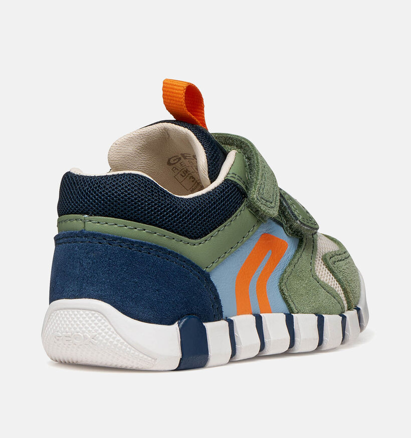 Geox Iupidoo Kaki Babyschoenen voor jongens (368454) - geschikt voor steunzolen