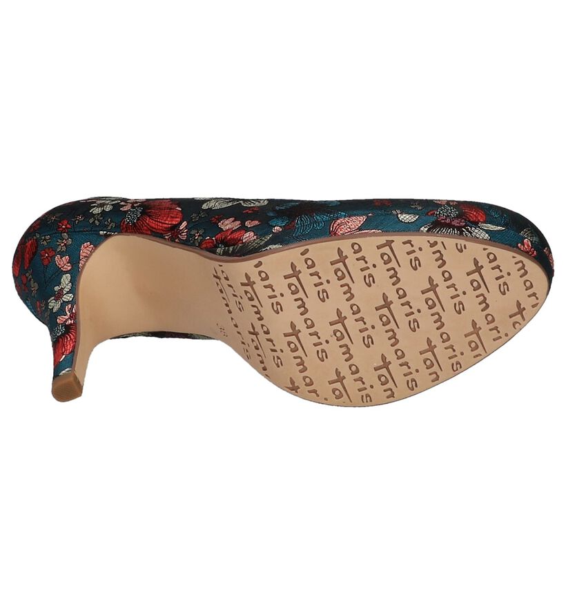 Turquoise Pumps met Hoge Hak Tamaris, , pdp