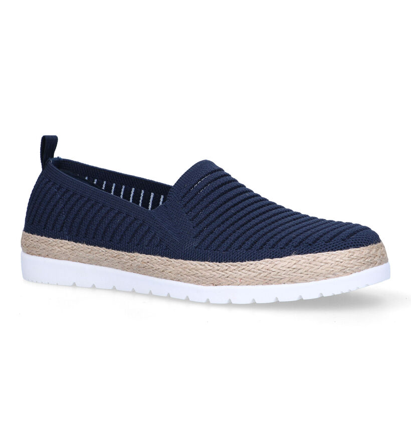 Skechers Bobs Flexpadrille Espadrilles en Bleu en textile (321396)