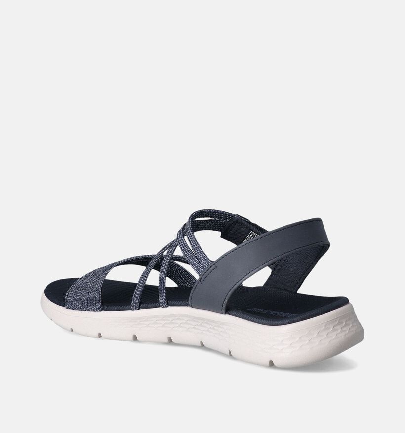Skechers Go Walk Flex Blauwe Sandalen voor dames (354748)