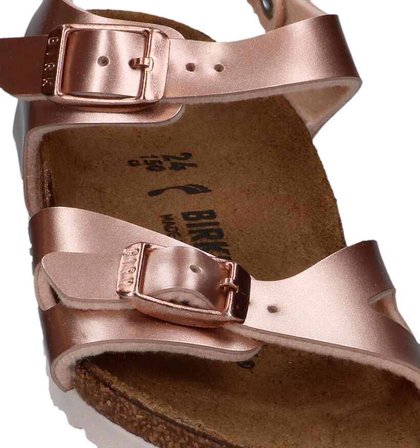 Birkenstock Rio Sandales en Rose pour filles (322467)