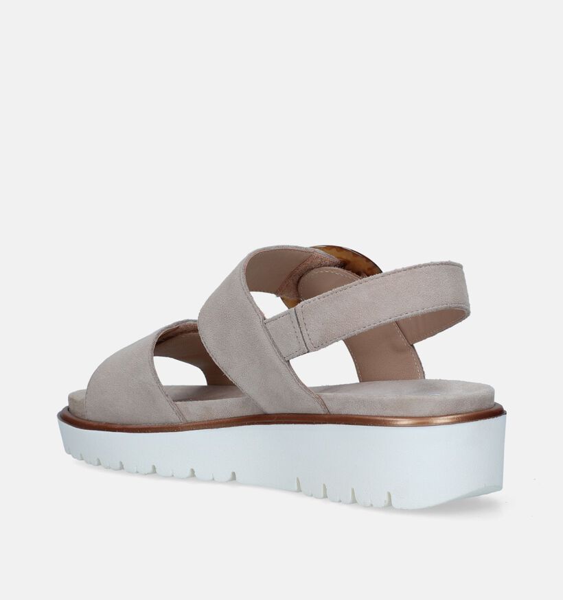 Ara Bilbao-S Beige Sandalen voor steunzolen voor dames (338695) - geschikt voor steunzolen