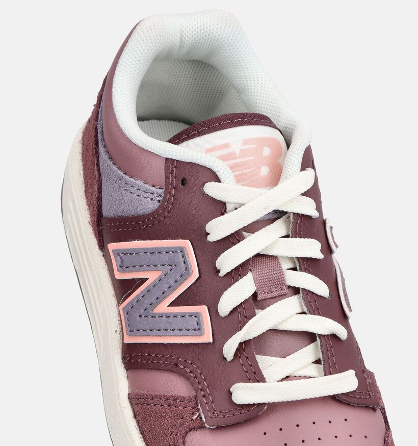 New Balance 480 Bordeaux Sneakers voor meisjes (377322) - geschikt voor steunzolen