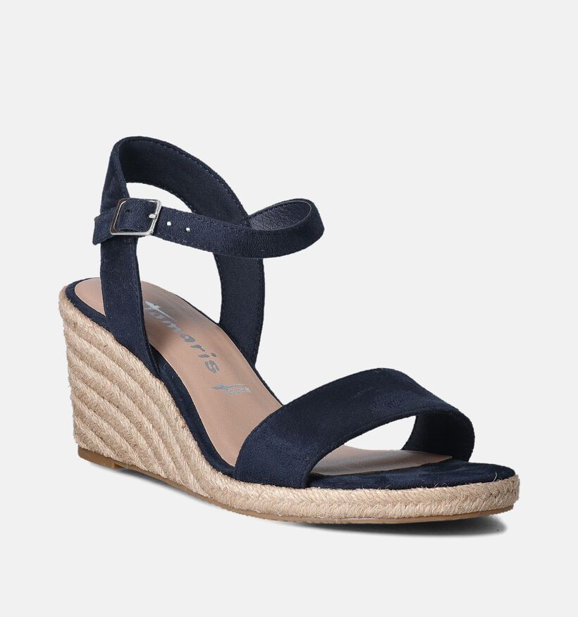 Tamaris Blauwe Sleehak Sandalen voor dames (365923)