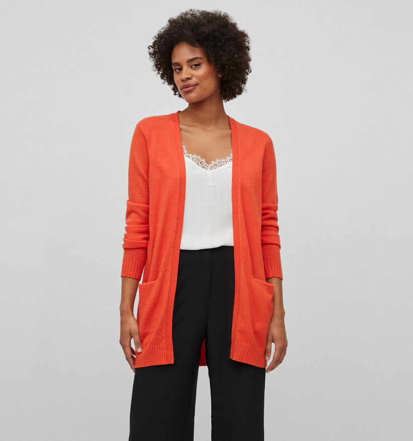 Vila Ril Open Rode Knit Cardigan voor dames (328847)