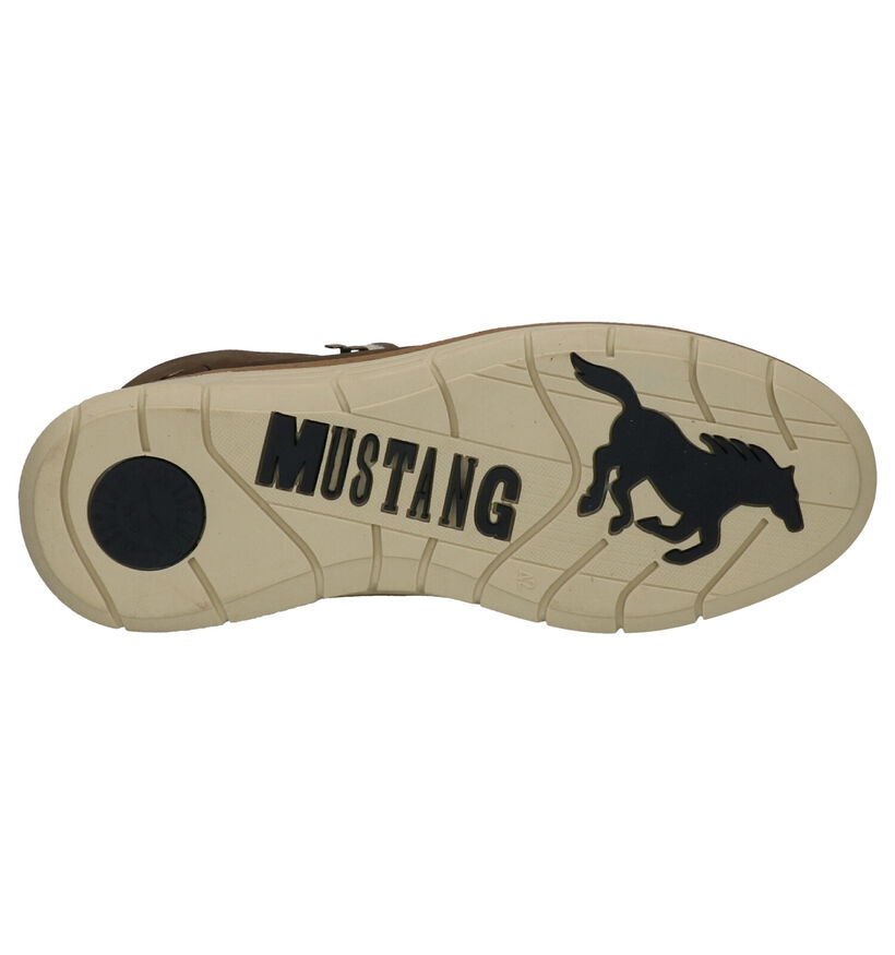 Mustang Bruine Boots in kunstleer (260331)