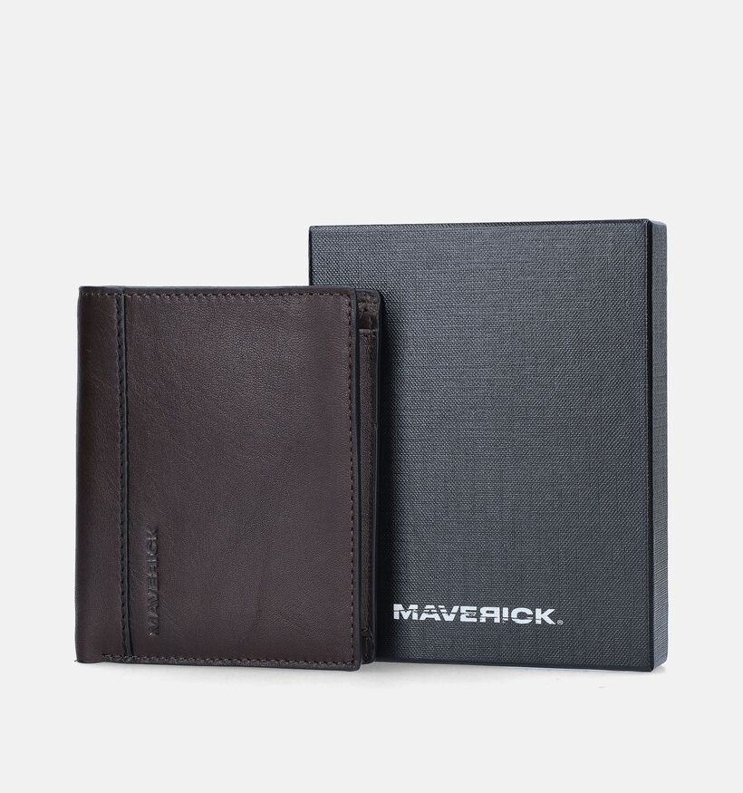 Maverick  Portefeuille en Marron pour hommes (358835)