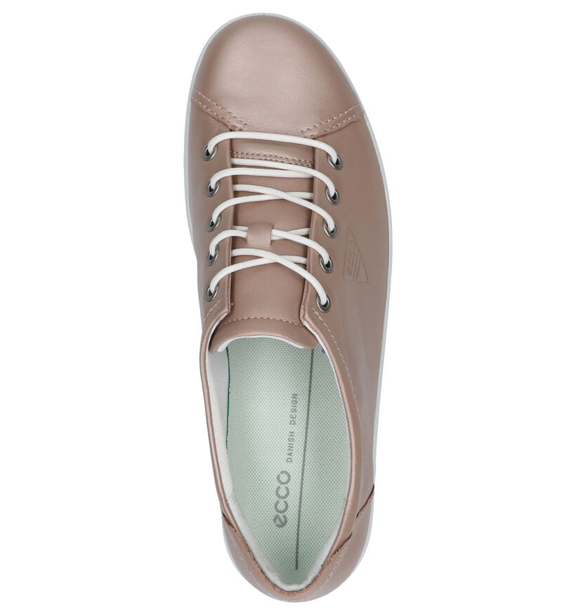 Ecco Soft 2.0 Chaussures à Lacets en Noir pour femmes (270019) - pour semelles orthopédiques