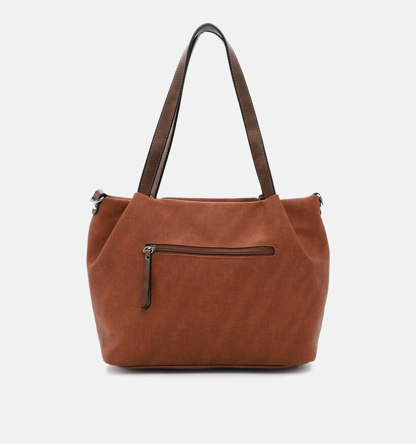 Emily & Noah Elke Blauwe Shopper tas met rits voor dames (340657)