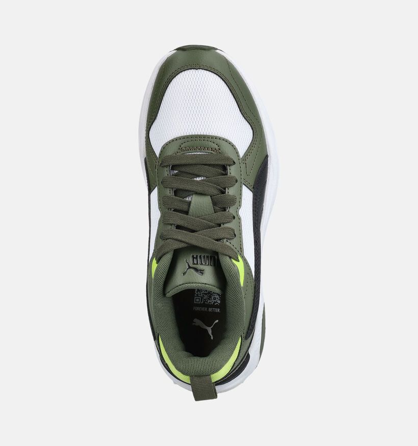 Puma Trinity 2 LT Baskets basses en Vert pour gar&ccedil;ons (375563) - pour semelles orthop&eacute;diques
