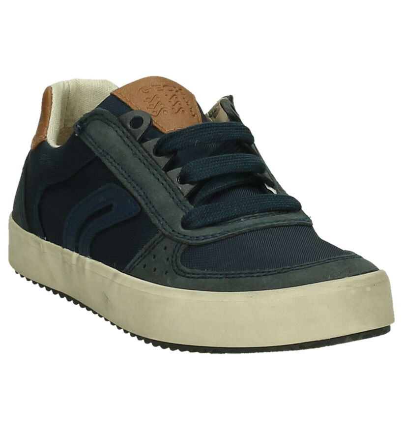 Geox Sneakers Blauw in stof (190663)