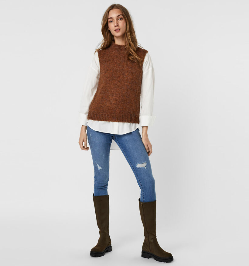 Vero Moda Highneck Débardeur en Cognac (310718)