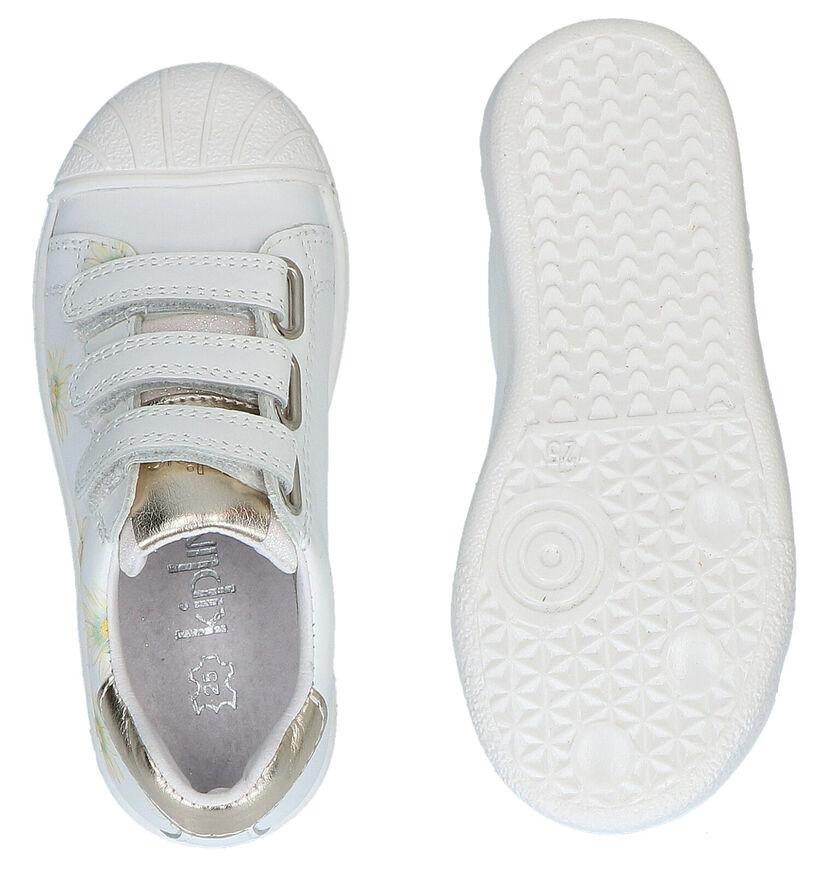 Kipling Virani Witte Velcroschoenen in leer (289325)