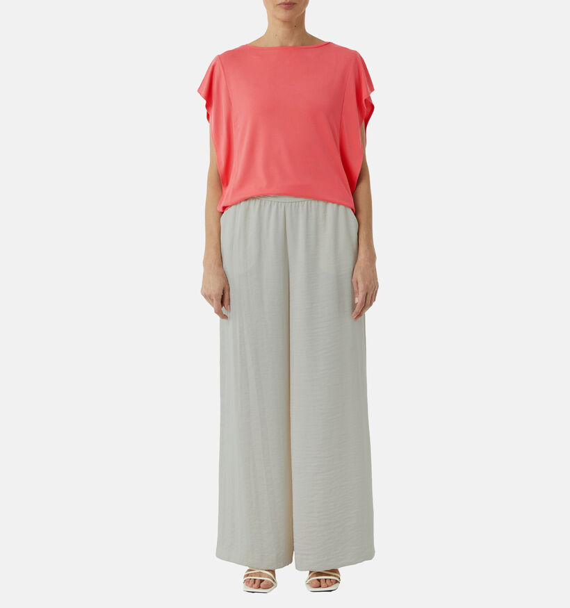 comma Rode T-shirt voor dames (358256)
