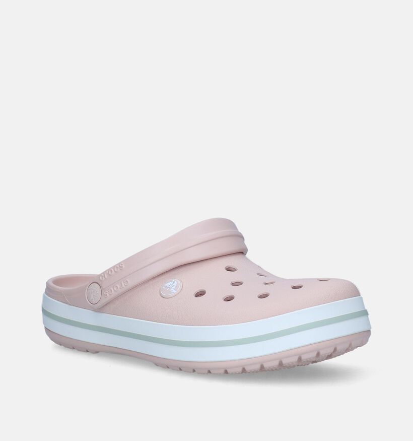 Crocs Crocband Clog Nu-pieds en Rose pour femmes (341357)