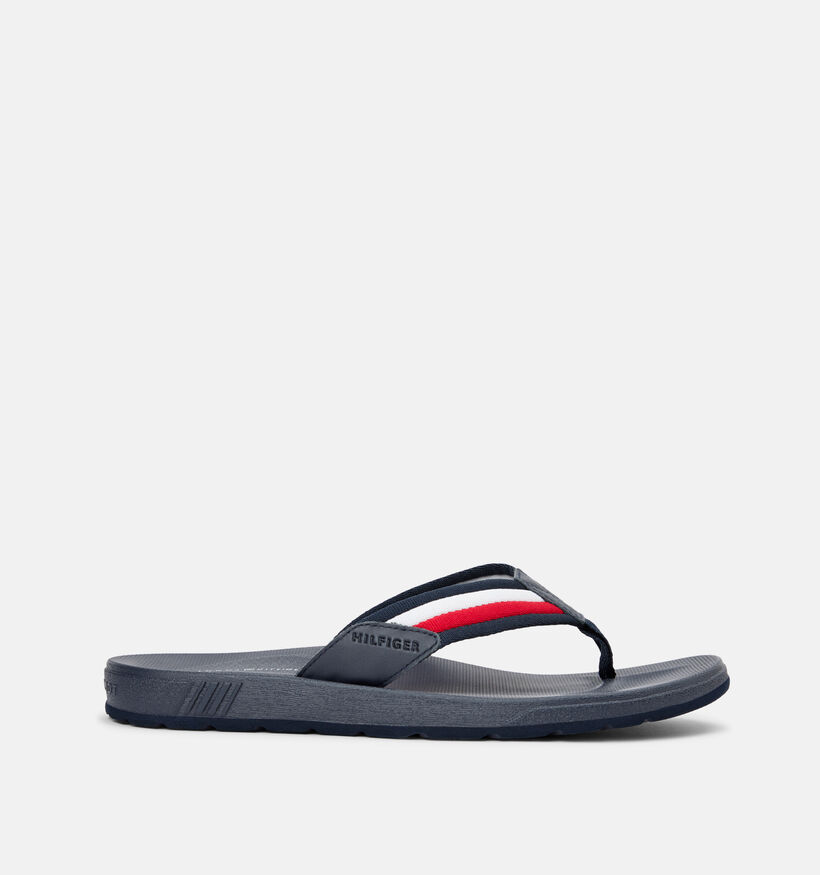 Tommy Hilfiger Molded Blauwe Teenslippers voor heren (368642)