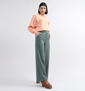 Vila Varone HW Wide Zwarte Broek voor dames (344258)