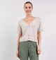 Pieces Gail Gilet en Beige pour femmes (372381)
