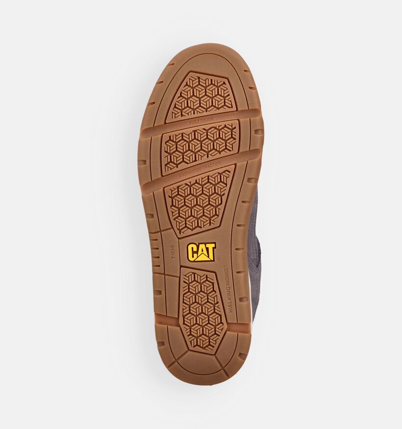 Caterpillar Theorem Baskets basses en Gris pour hommes (370029) - pour semelles orthop&eacute;diques
