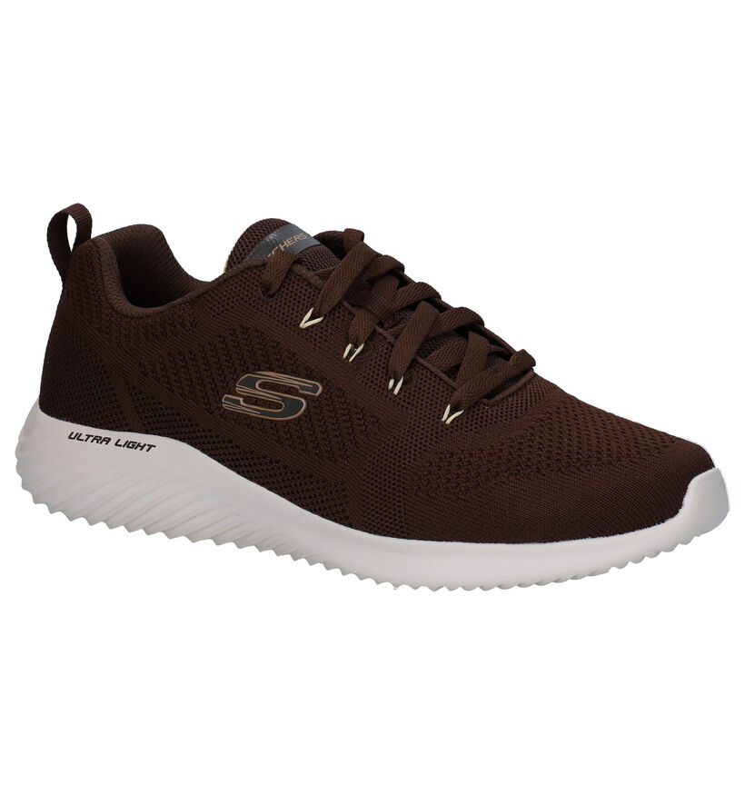 Skechers Bounder Baskets en Noir en textile (287098)