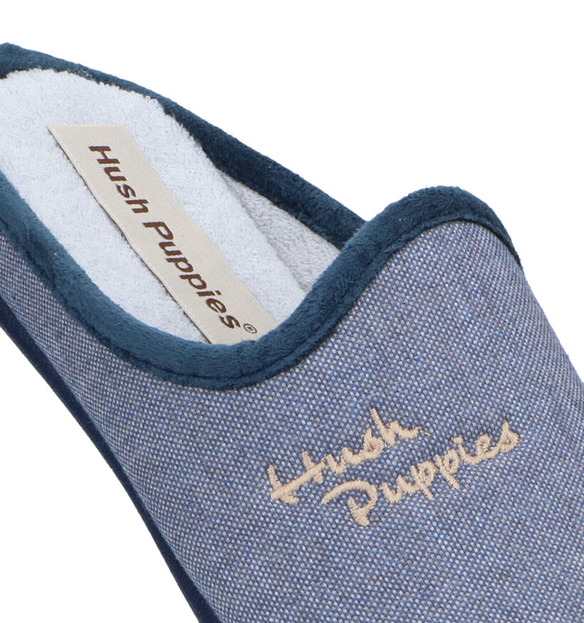 Hush Puppies Daron Pantoufles en Bleu pour femmes (357596)