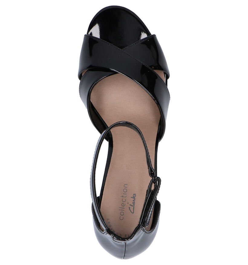 Clarks Adriel Cove Zwarte Sandalen in kunstleer (265658)