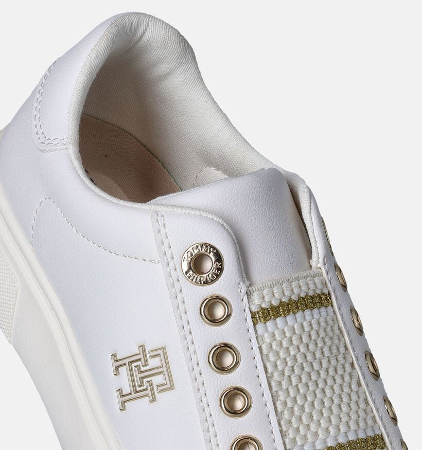 Tommy Hilfiger Ecru Sneakers voor meisjes (352558) - geschikt voor steunzolen