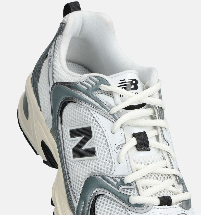New Balance 530 Witte/Zilveren Sneakers voor heren (358630) - geschikt voor steunzolen