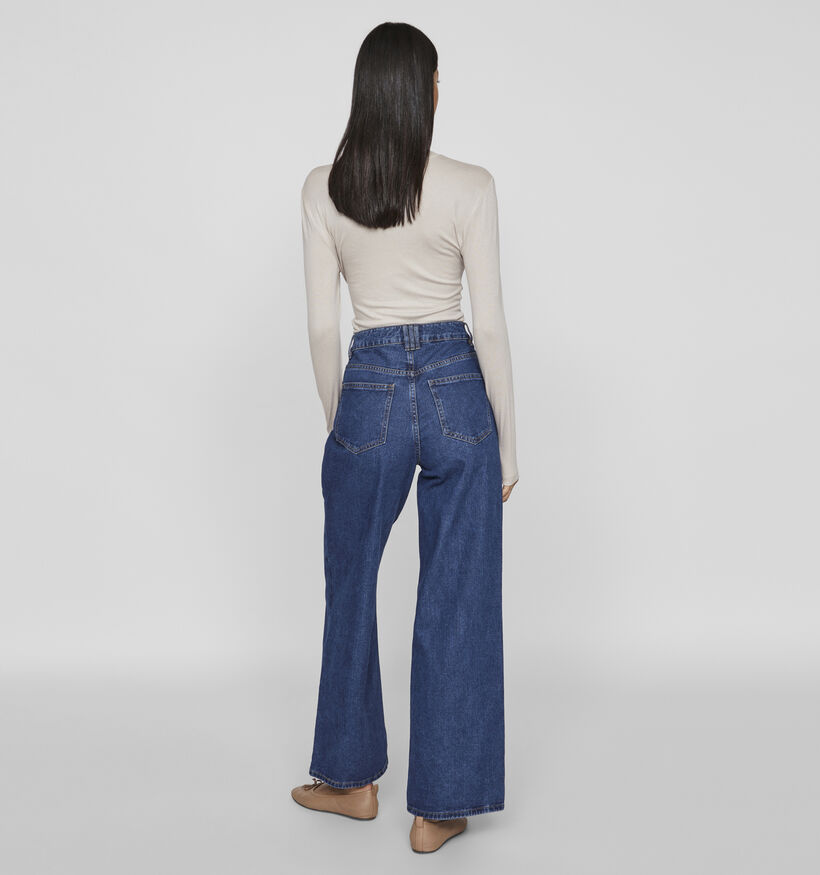 Vila Carla Blauwe Straight leg jeans L32 voor dames (348725)