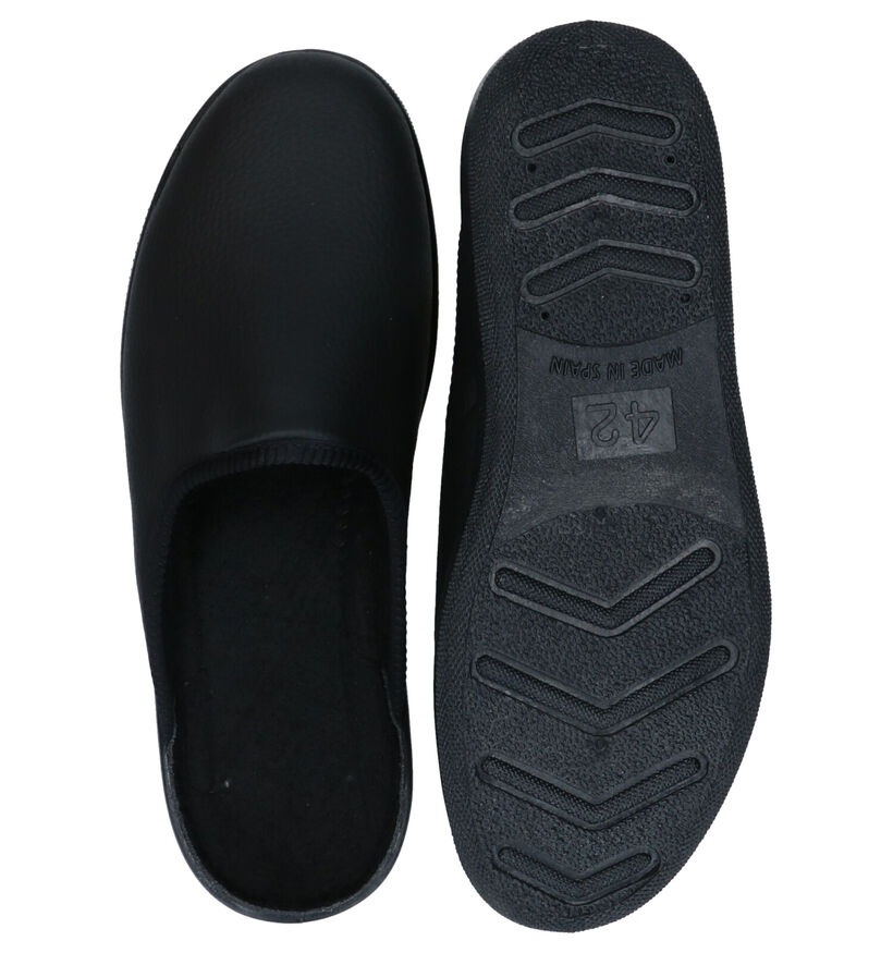 Slippers Comfort Zwarte Pantoffels voor heren (143258)