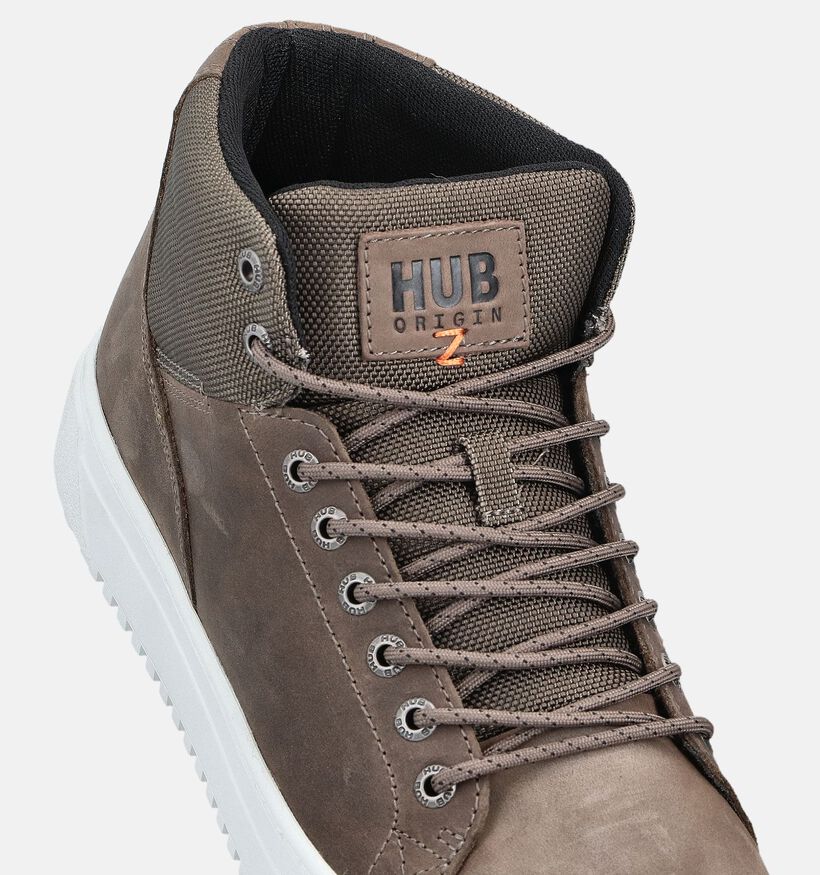 Hub Boots à lacets en Marron pour hommes (363635) - pour semelles orthopédiques