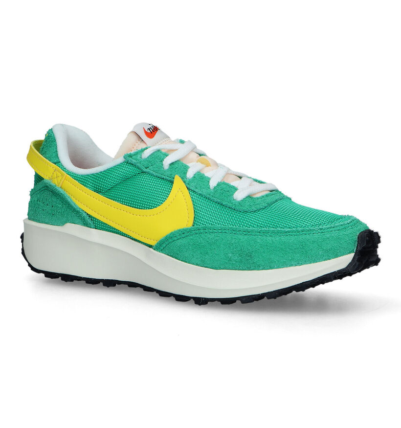 Nike Waffle Debut Groene Sneakers voor dames (324663) - geschikt voor steunzolen